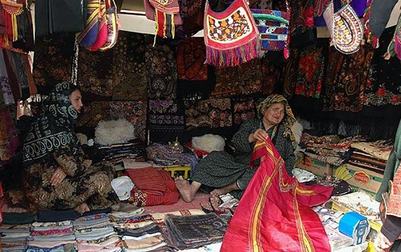 بازار ترکمن‌های ساری یادآور ارتباطی قدیمی میان مردم ساری و صحرانشینان ترکمن است
