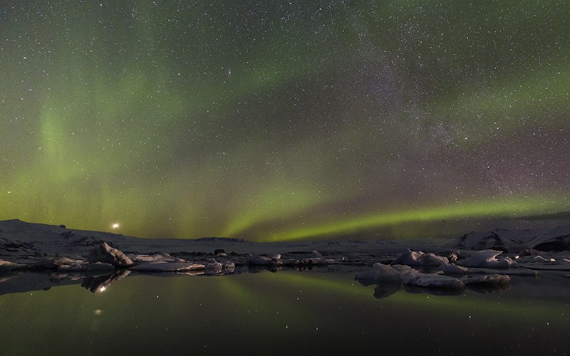 شفق قطبی و عکاسی شب