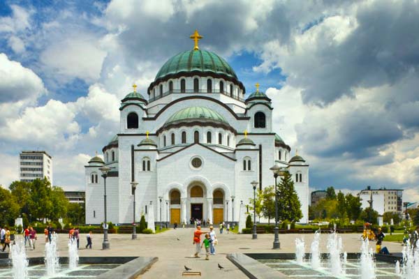 کلیسای سنت واسا شهر بلگراد، صربستان