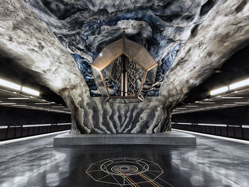 متروهای جذاب دنیا ، متروی استکهلم
