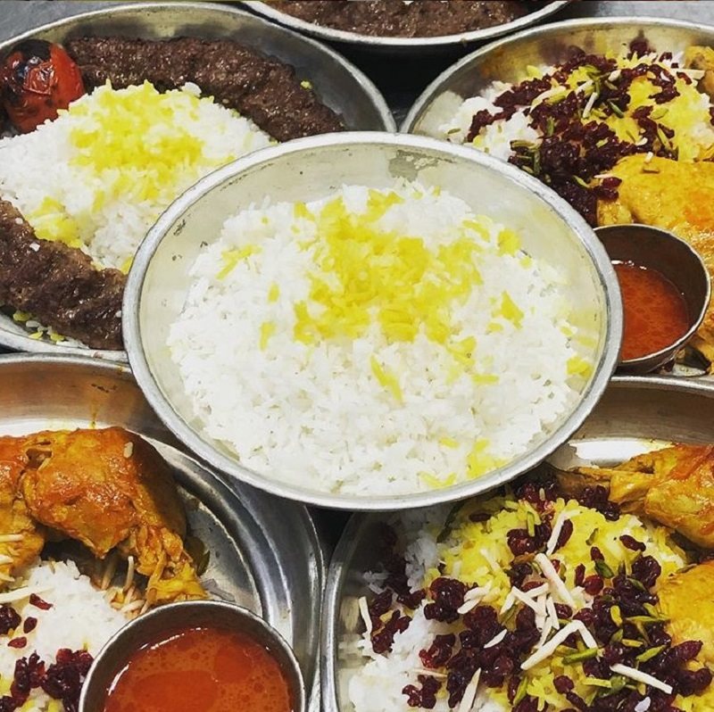 غذاهای رستوران کهن شیراز