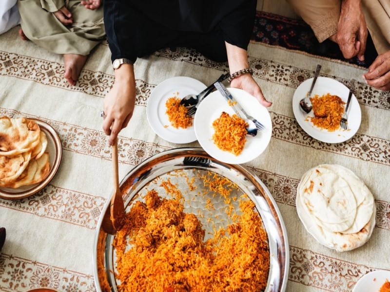 خانه، سفره و غذای هندی 