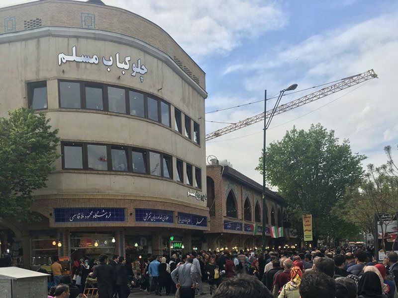 رستوران مسلم در بازار بزرگ تهران
