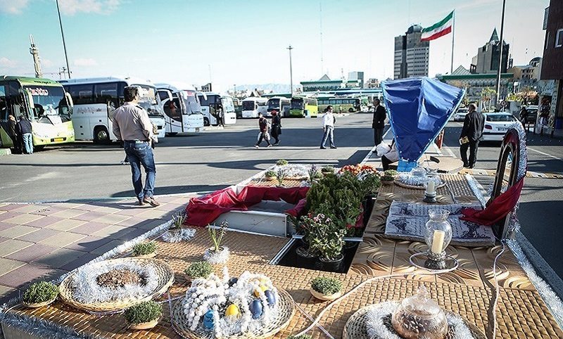 نمایی از محوطه ترمینال بیهقی