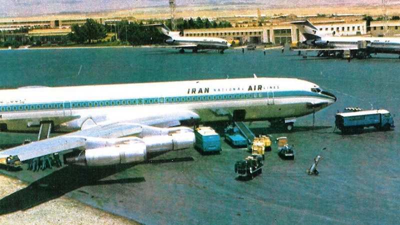 عکسی قدیمی از فرودگاه مهرآباد