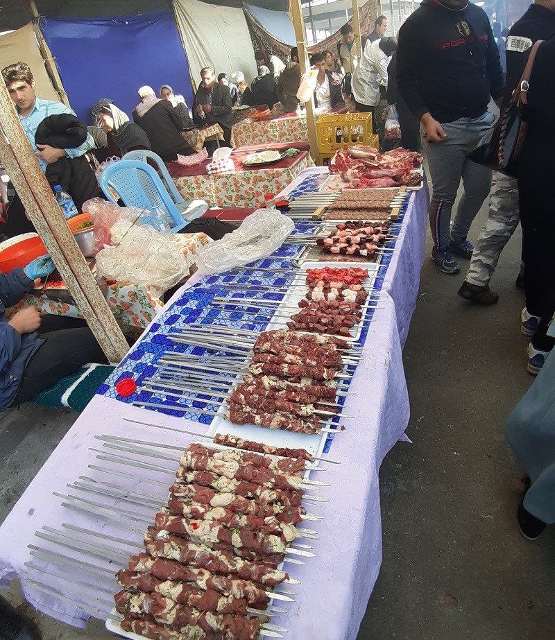انواع کباب در جمعه بازار جویبار 