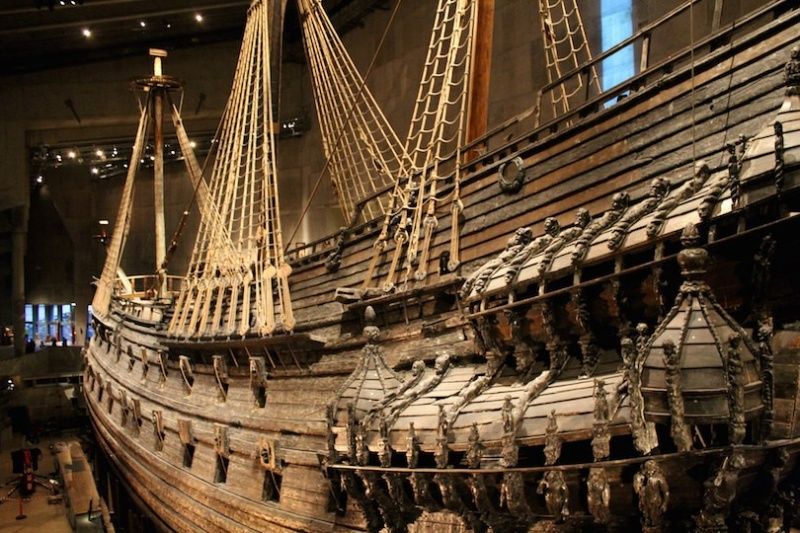 کشتی نبرد واسا در موزه واسا
