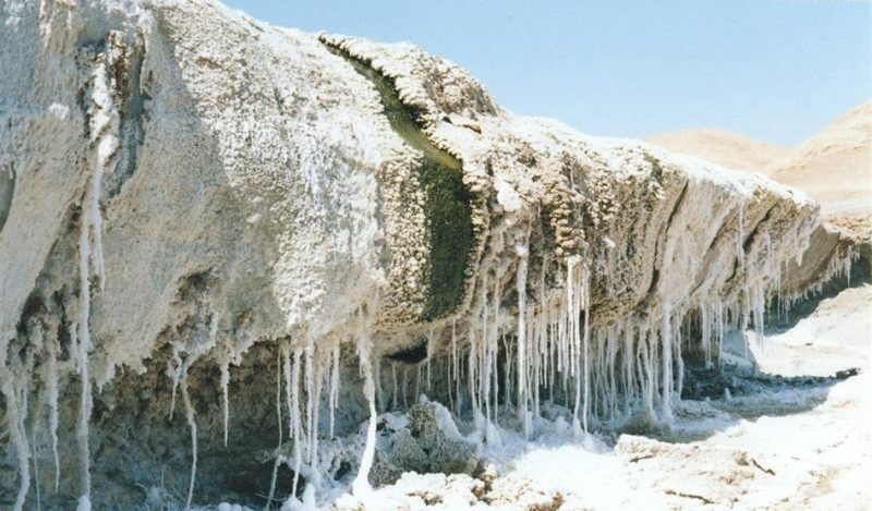  آبشار نمک پارک ملی گرمسار
