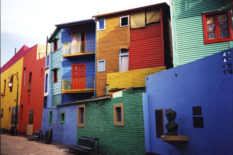 خانه های رنگارنگ لا بوکا