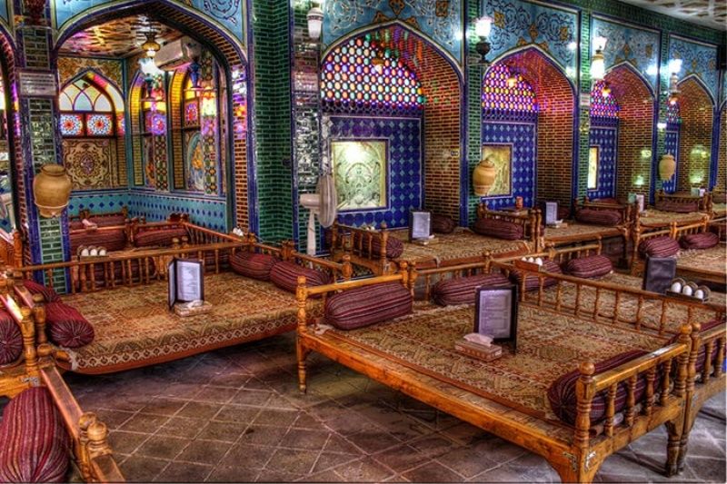 فضای داخلی رستوران نقش جهان اصفهان